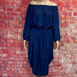 GAP‎ Navy Off-The-Shoulder Dress